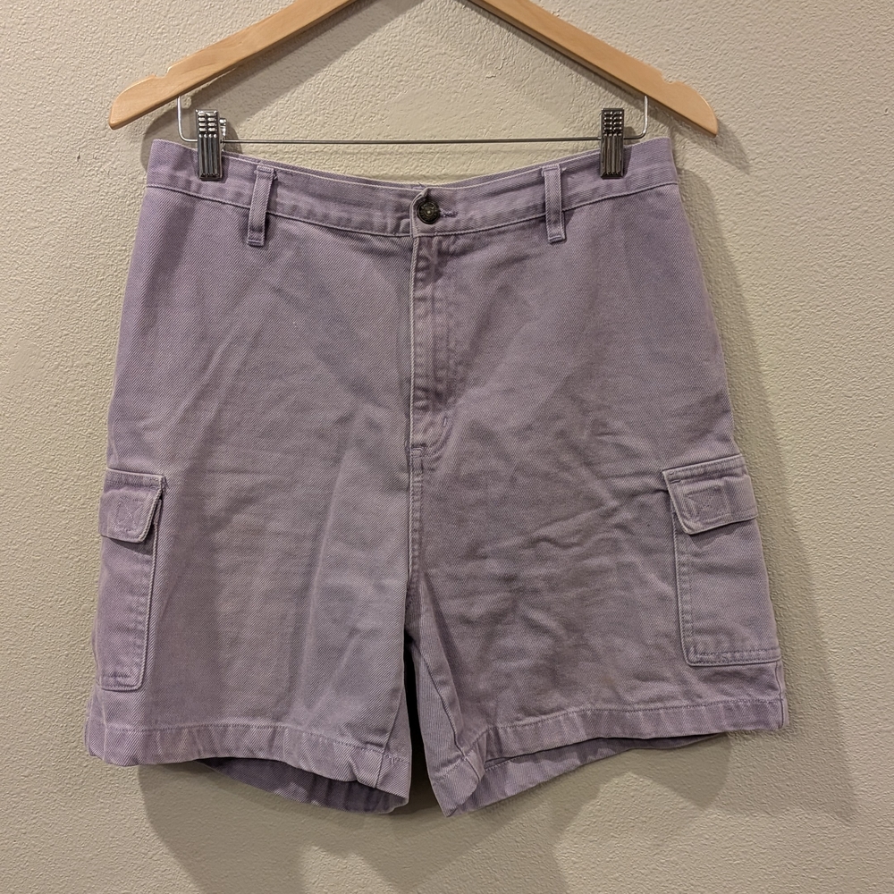 Cherokee Women's Light Purple Cargo Shorts